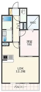 熊本県熊本市南区江越2【マンション】の間取り
