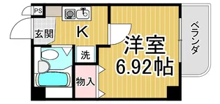 サンハウスフクシマ2【2階】の間取り