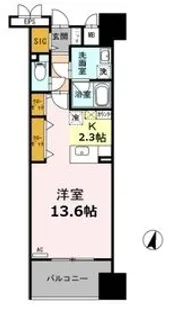 ロイヤルパークスシーサー南千住【5階】の間取り