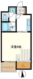 パレグリスィーヌ【3階】の間取り