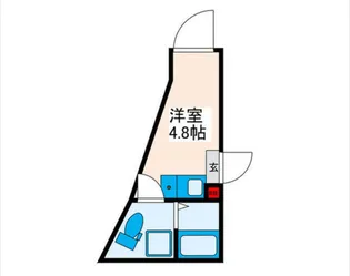 H.Aレジデンス西日暮里【1階】の間取り