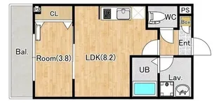 ジーメゾン伊勢原シトラス【3階】の間取り