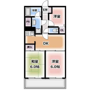 サンコート上本郷【2階】の間取り