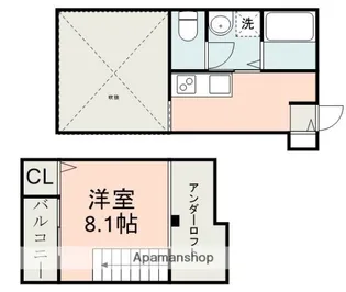 ウェルフォア壱番館【1階】の間取り