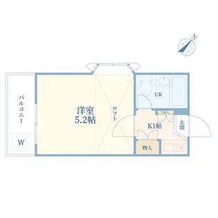 コリーヌ下馬【1階】の間取り