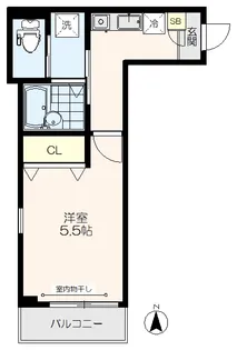 ウィンコーポ世田谷【2階】の間取り