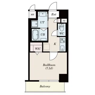 ガーデンクォーツ摂津正雀【2階】の間取り