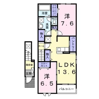 フィエルテ【2階】の間取り