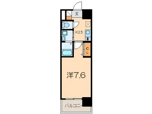 ベース日比野【8階】の間取り