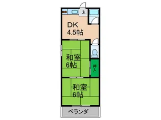 FP山下【4階】の間取り