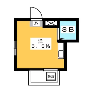 レジデンスネモト【4階】の間取り