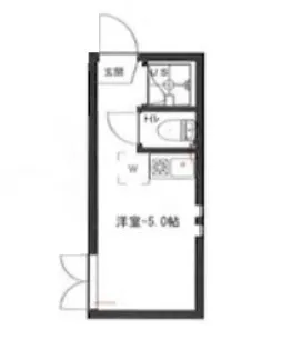 アーバンプレイス東中野II【1階】の間取り