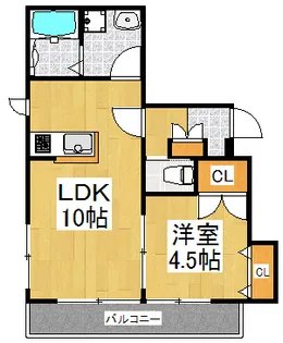 メゾン・ド・リヴェール【2階】の間取り