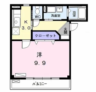 マルトピア九重II【1階】の間取り