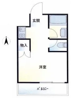 ウエルステイ生田【3階】の間取り