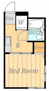 ジュネスAOKI【1階】の間取り