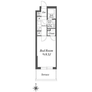 Cielo Wisteria【1階】の間取り