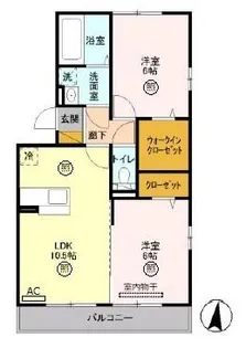 Symphony A【3階】の間取り