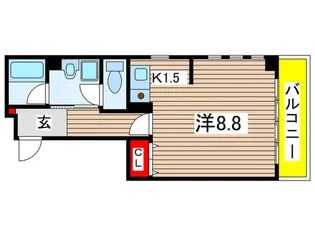 grazio【4階】の間取り