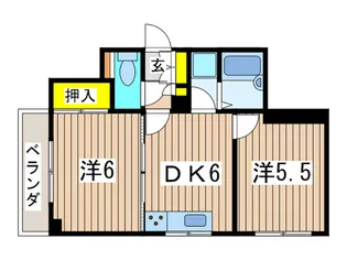ロイヤルコ-ト東戸塚【4階】の間取り