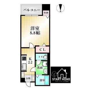 グランコート国府【2階】の間取り