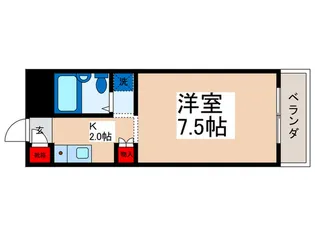 フラットMK【6階】の間取り