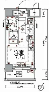 クラリッサ横浜フロード【5階】の間取り