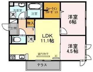 レオガーデン【2階】の間取り