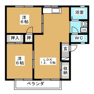 CentiaGarden B棟【1階】の間取り