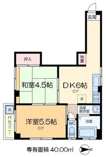 千石箱田ビル【2階】の間取り