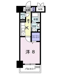 メゾン ラフレシール【6階】の間取り