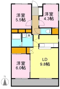 ロイヤルメゾン【1階】の間取り