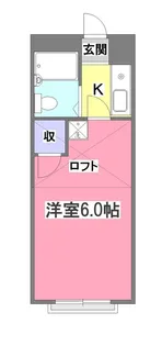 パレスラック【1階】の間取り