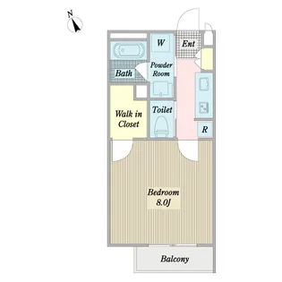 リブラ東葛西【1階】の間取り