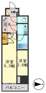 ブライズ亀有【1階】の間取り