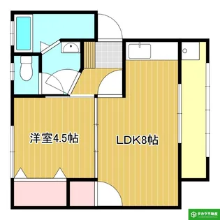 サングレイスII【3階】の間取り