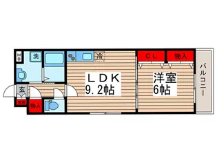 ドエル宇田川【1階】の間取り