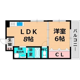 ベルクレイン【2階】の間取り