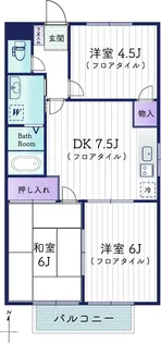 リベルワン【1階】の間取り