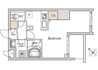 CityLux Tsurumi【6階】の間取り