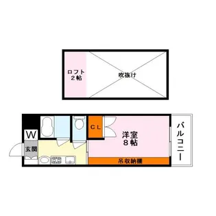 コーポ吉井【3階】の間取り