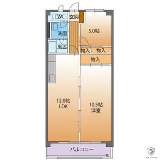 ミレニアム2000【3階】の間取り