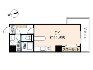 デルタ幟町【2階】の間取り