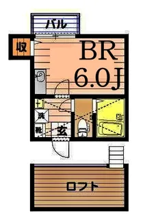GH鶴見アパートメント【2階】の間取り