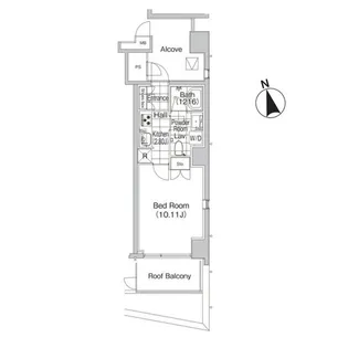 L’GENTE VALU 麻布十番【3階】の間取り