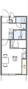 レオパレスリベロ【2階】の間取り