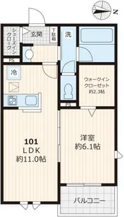 リバティ大泉学園【1階】の間取り