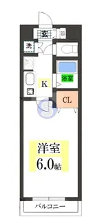 プレサンス京都御所東【7階】の間取り