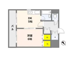 ジュネス・ドミール【2階】の間取り