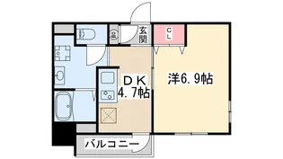 第16関根マンション【8階】の間取り